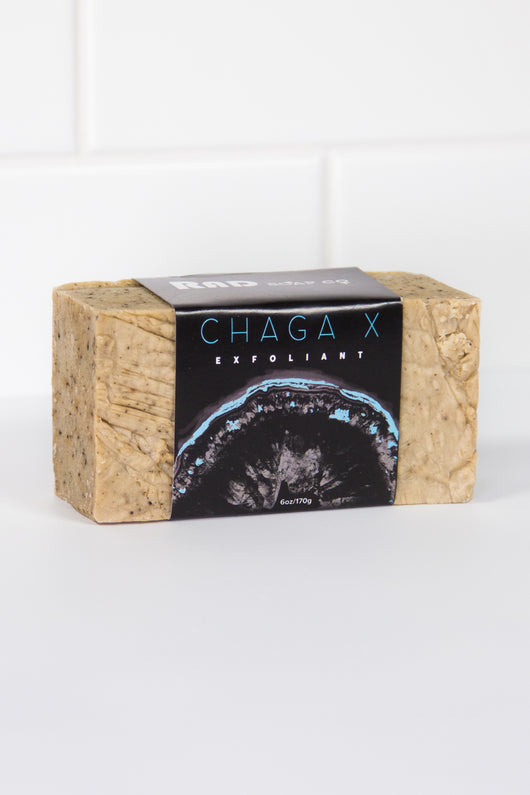 Chaga Exfoliant Natural Body Bar 6oz by Rad Soap