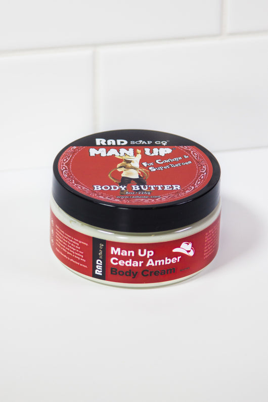 Man Up Body Butter 8oz by Rad Soap Co.